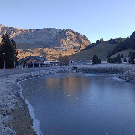 Studio Au Pied Des Pistes Avec Vue Sur La Montagne Mieussy Bagian luar foto