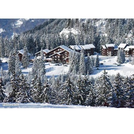 Studio Au Pied Des Pistes Avec Vue Sur La Montagne Mieussy Bagian luar foto