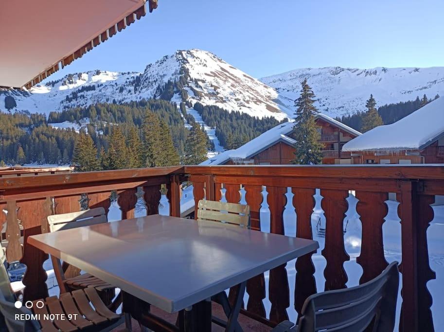Studio Au Pied Des Pistes Avec Vue Sur La Montagne Mieussy Bagian luar foto