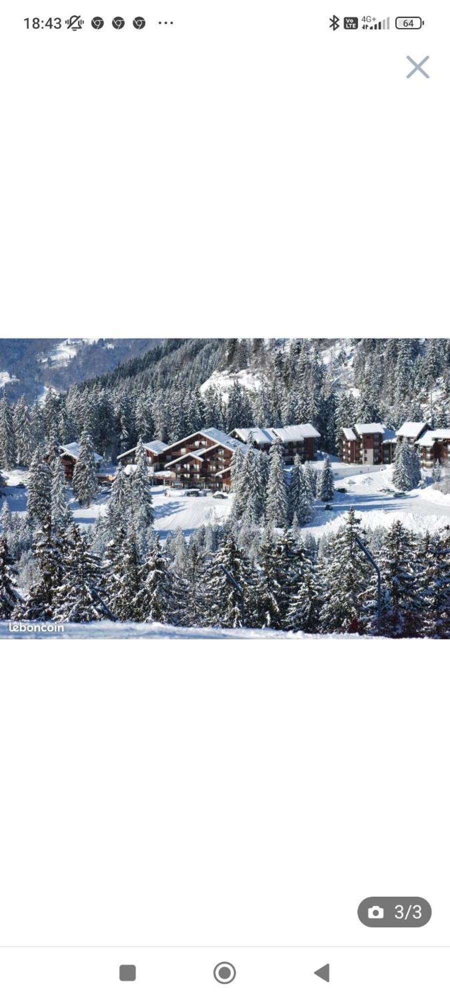 Studio Au Pied Des Pistes Avec Vue Sur La Montagne Mieussy Bagian luar foto